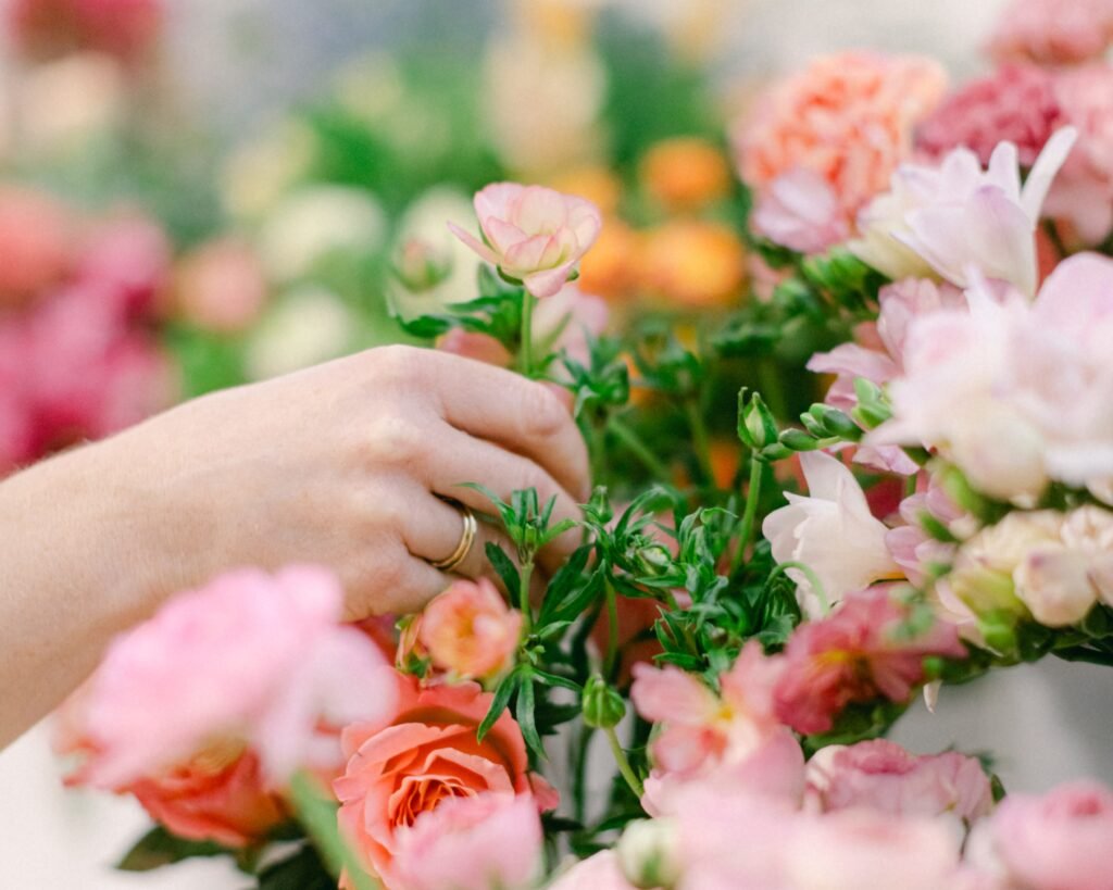 choisir des fleurs et connaître les fleurs. photo celine chan