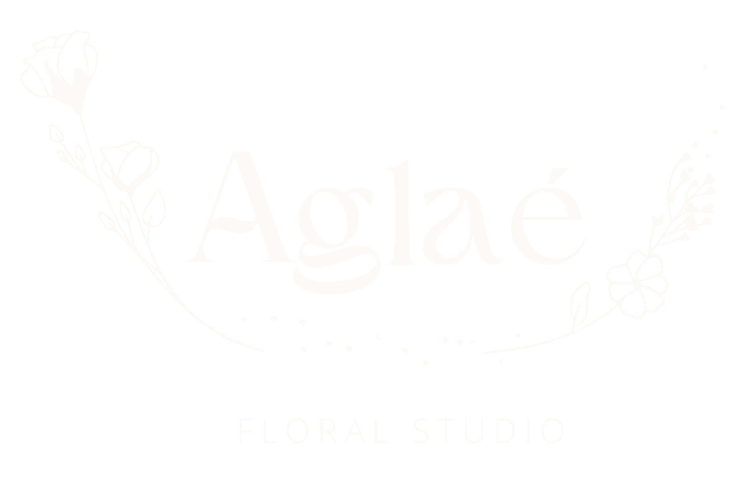 LOGO AGLAE FLORAL STUDIO